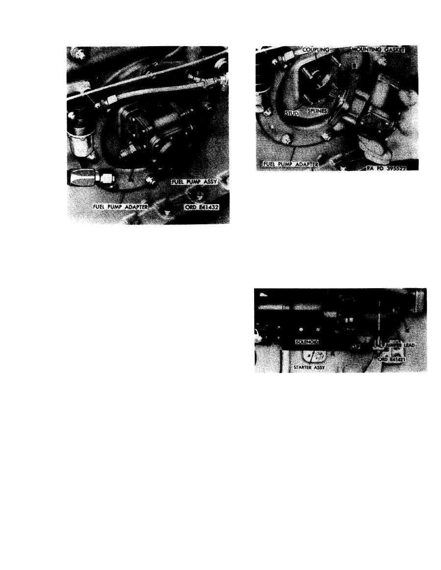 Figure 4-3. Removing or installing fuel pump